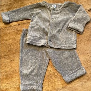 Vintage Baby Gap‎ 3-6 Months Gray 2 Piece Jogger Set